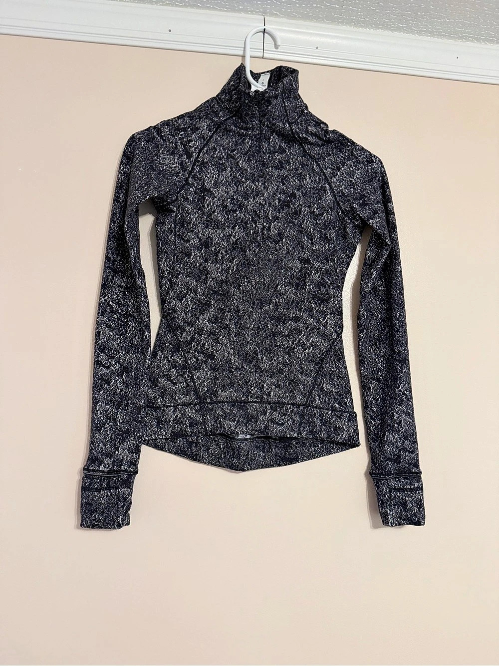 lululemon Define Jacket Abstract Print Black & White Size 2